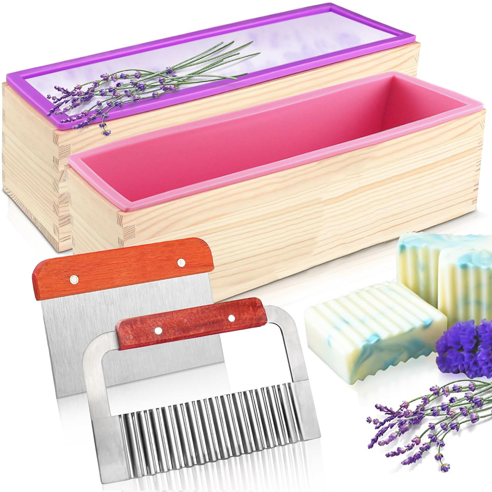 Soap Making Game - Rectangular Handmade Soap Molds Kit with
