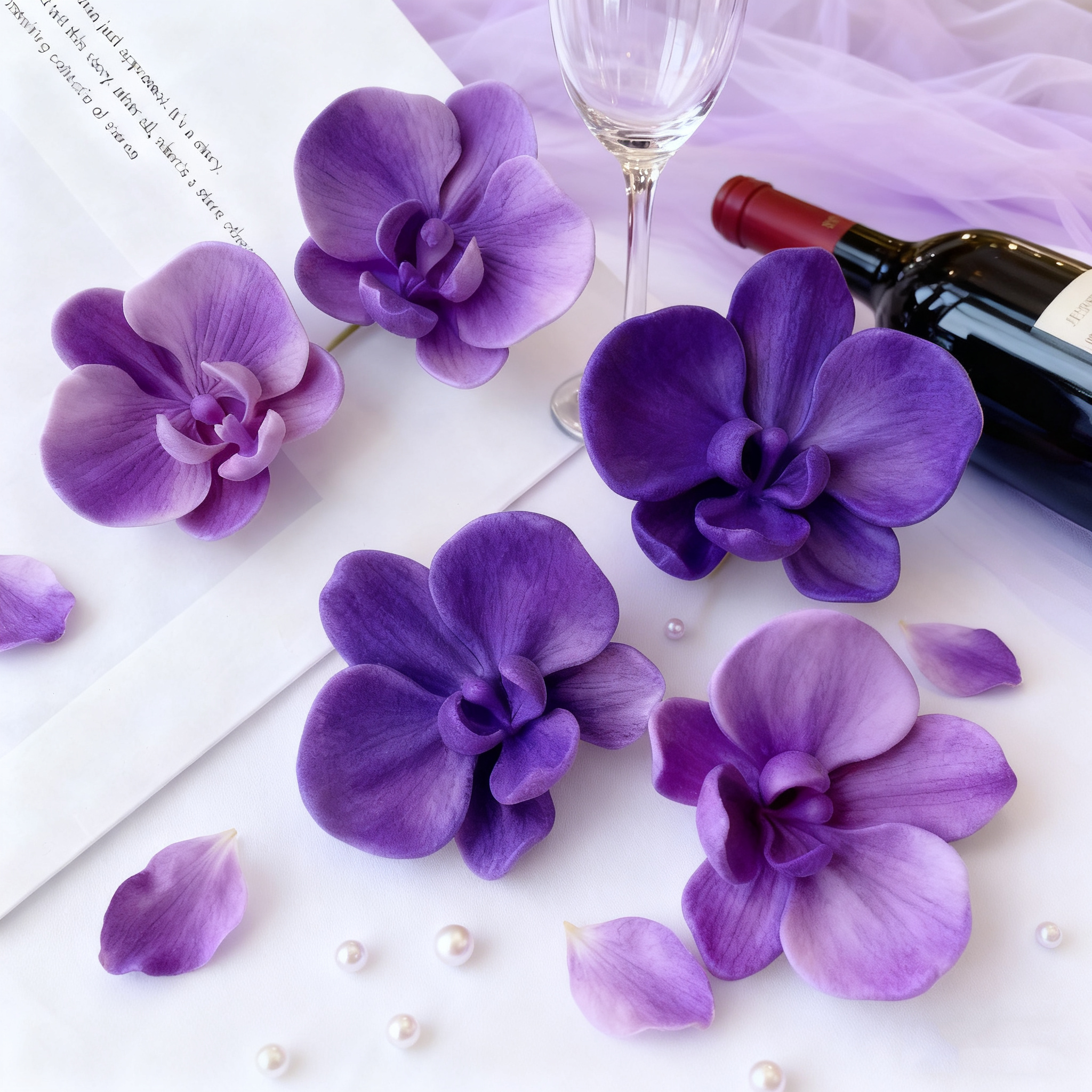 Soap Making Chemical - DIY Phalaenopsis Orchid Flower Silicone Mold