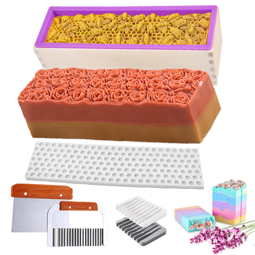 Soap Making Game - 1.2L Wooden Box Soap Mold Making