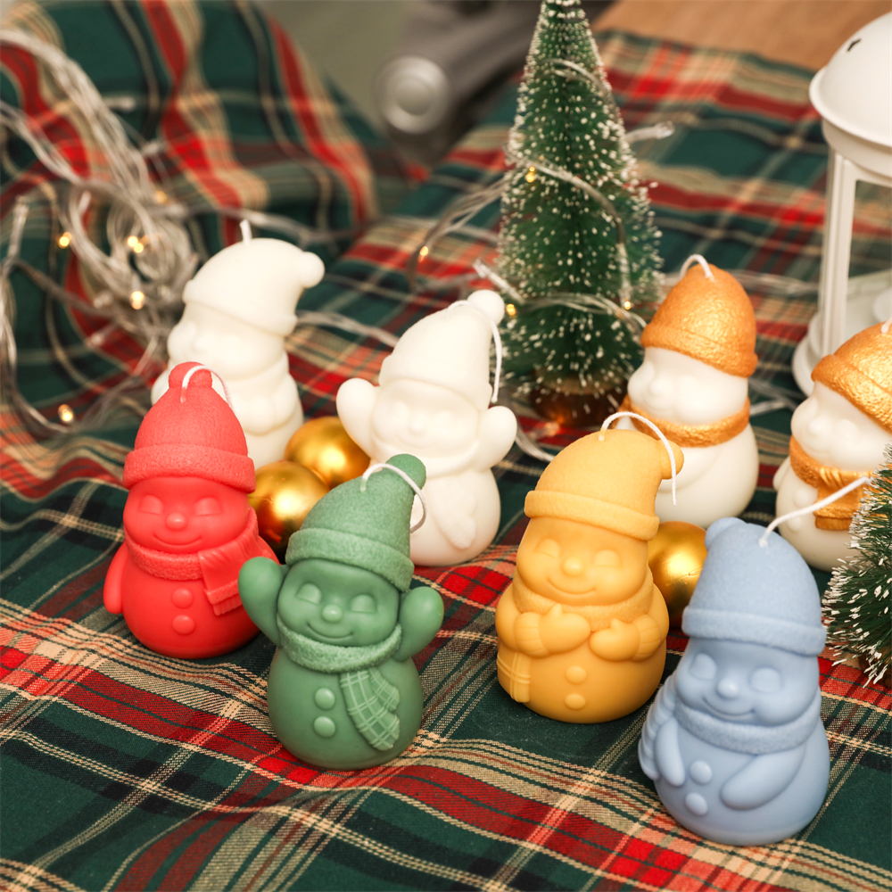 Soap Making Friend - Nicole Snowy Friends Candle Silicone Molds