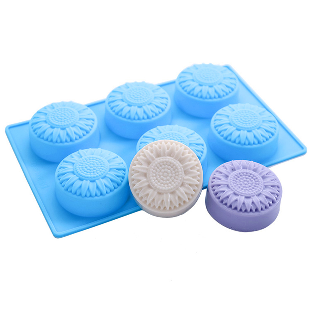 Soap Making Game - 6 Cavity Silicone molds Flower Soap