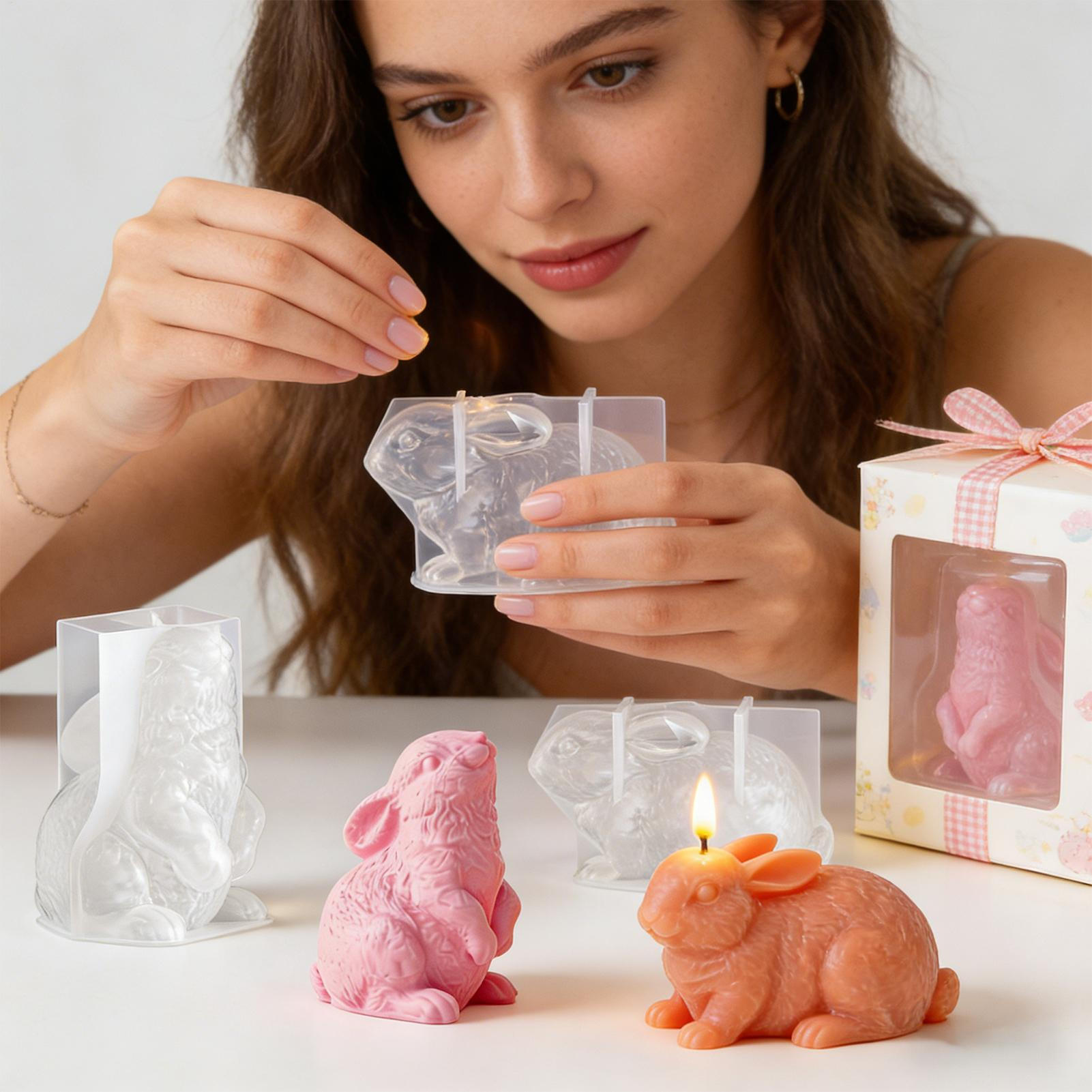 Bunny Silicone Mold 3D Craftin – Soap Making Friend Bewertung und Preis
