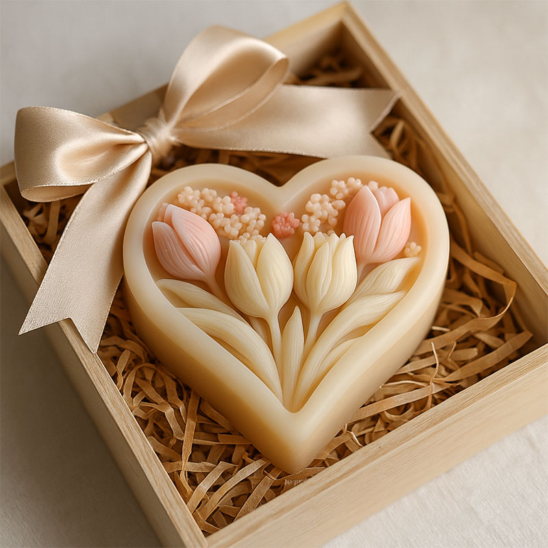 3D heart-shaped tulip silicone – Soap Making Game Bewertung und Preis