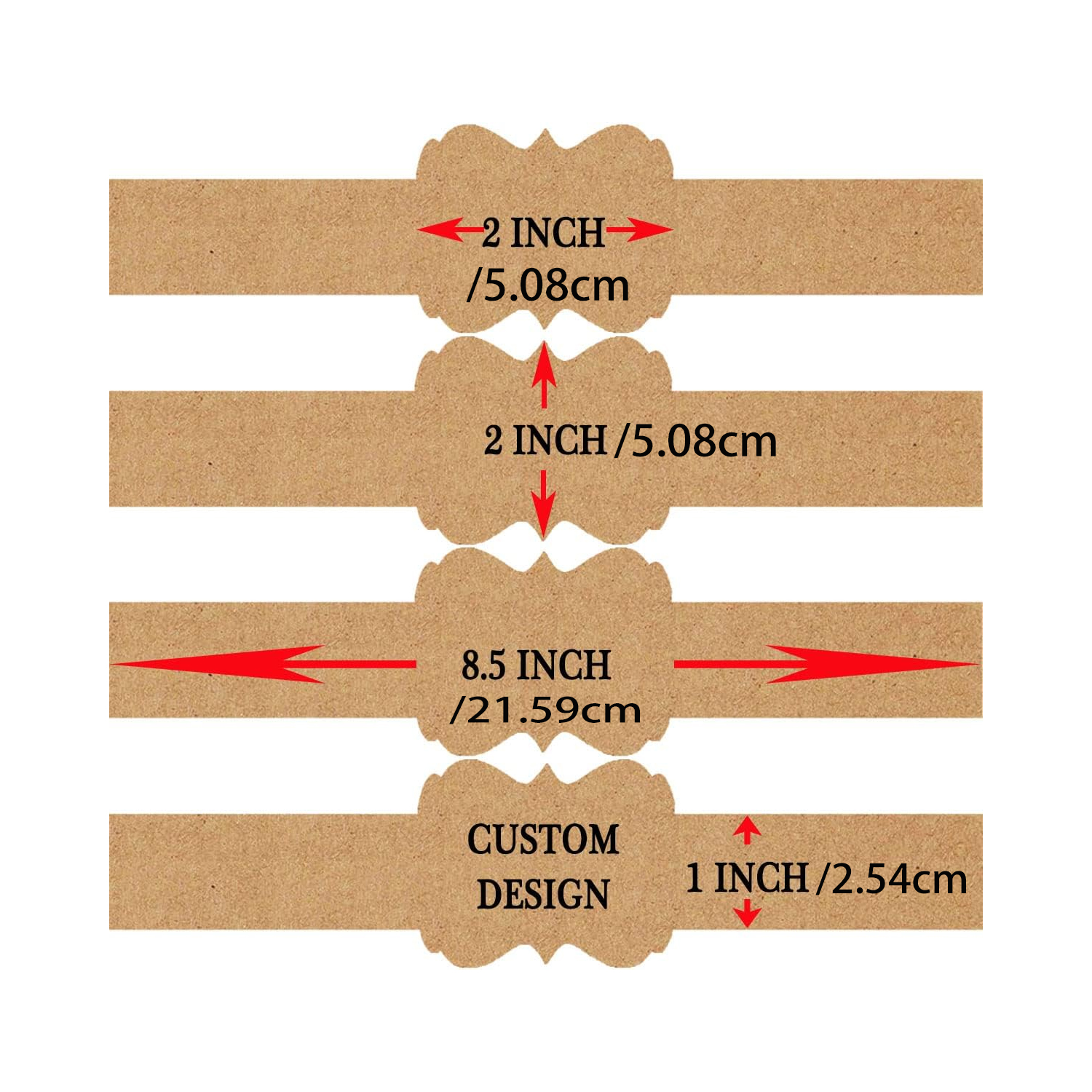 Custom 100Pcs Eco-Friendly Kra – Kraft Soap Label Bewertung und Preis