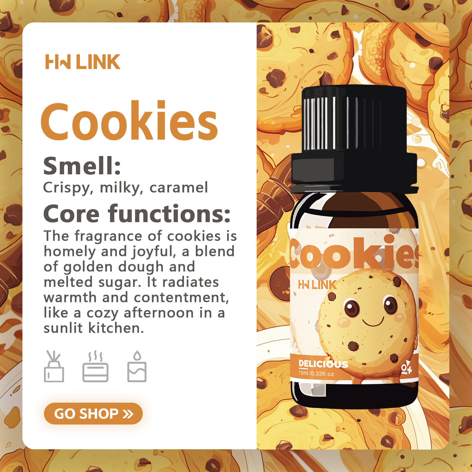 10ml Cookies Essential Oils Pe – Soap Making Ingredient Bewertung und Preis
