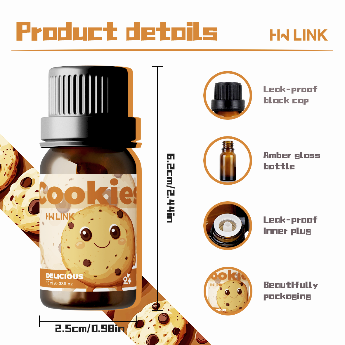 10ml Cookies Essential Oils Pe – Soap Making Ingredient Bewertung und Preis