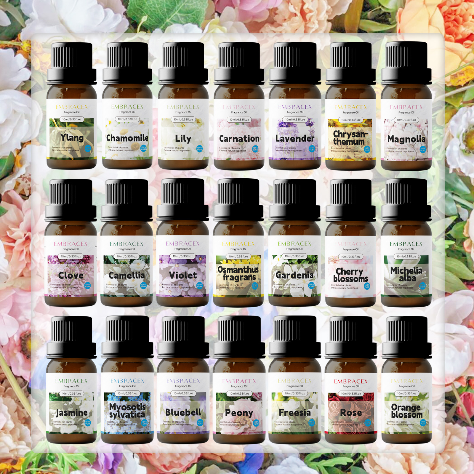 6PC/1PC 10ML Floral Essential  – Soap Making Friend Bewertung und Preis
