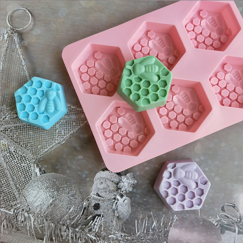 Silicone Hexagonal Bee Soap Mo – Soap Making Chemical Bewertung und Preis