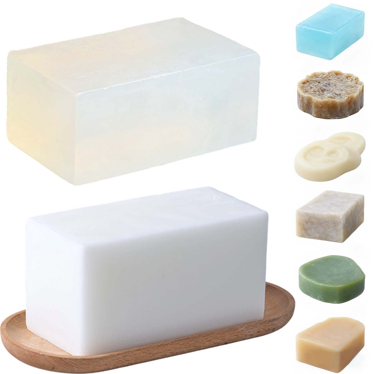 1000g Clear White Soap Base DI – Soap Making Glycerin Base Bewertung und Preis