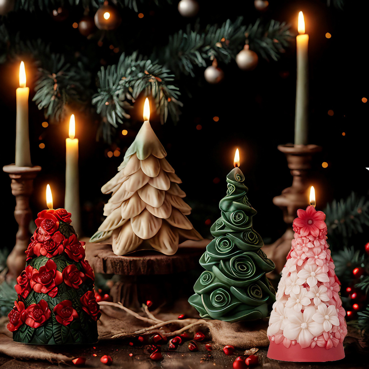3D Christmas Tree Silicone Can – Soap Making Chemical Bewertung und Preis