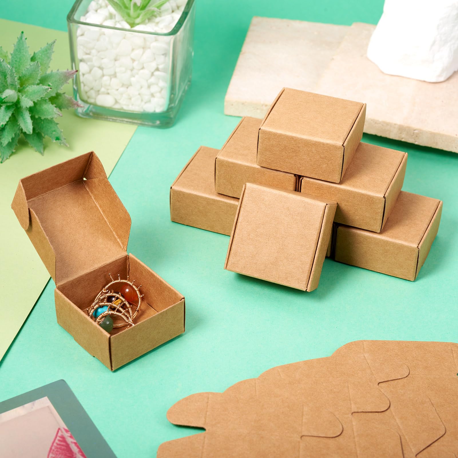 20/50PCS Kraft Paper Gift Boxe – Kraft Soap Label Bewertung und Preis