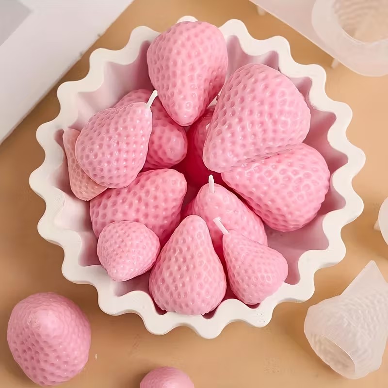 Strawberry Silicone Candle Mol – Soap Making Lye Bewertung und Preis