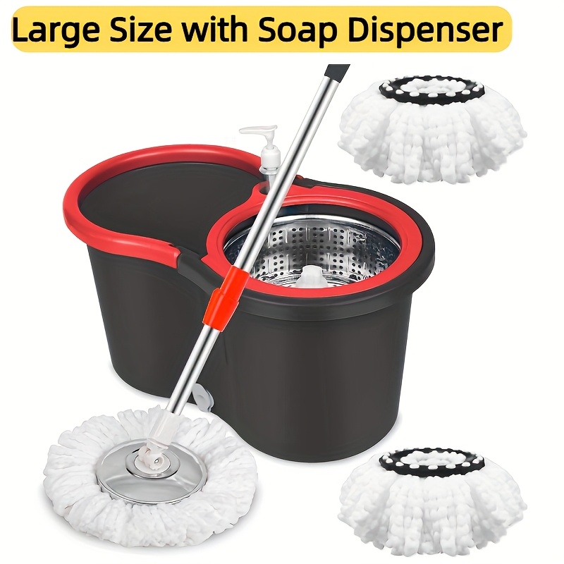 360° Spin Mop Bucket with Soap – Kraft Soap Label Bewertung und Preis
