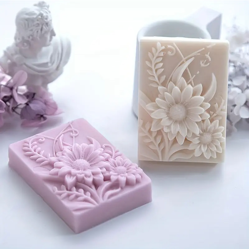 3D Flower Square Soap Silicone – Soap Making Chemical Bewertung und Preis