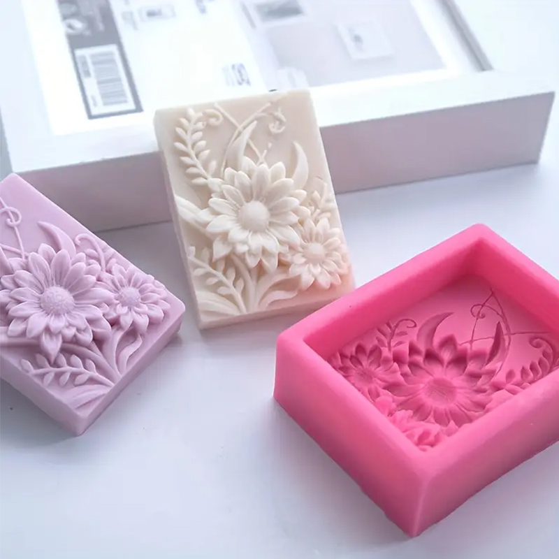3D Flower Square Soap Silicone – Soap Making Chemical Bewertung und Preis