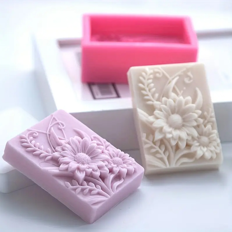 3D Flower Square Soap Silicone – Soap Making Chemical Bewertung und Preis