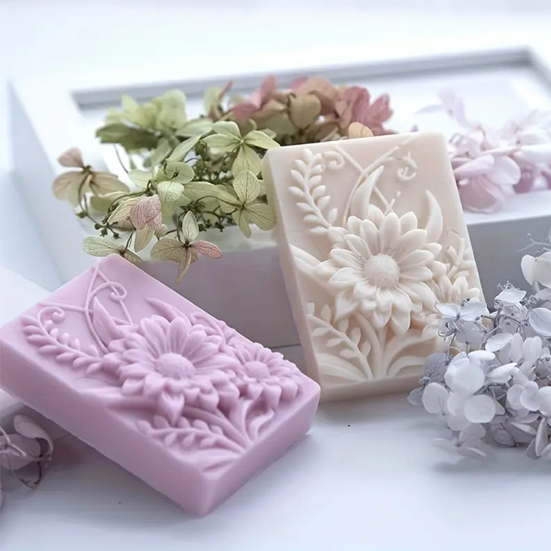 3D Flower Square Soap Silicone – Soap Making Chemical Bewertung und Preis