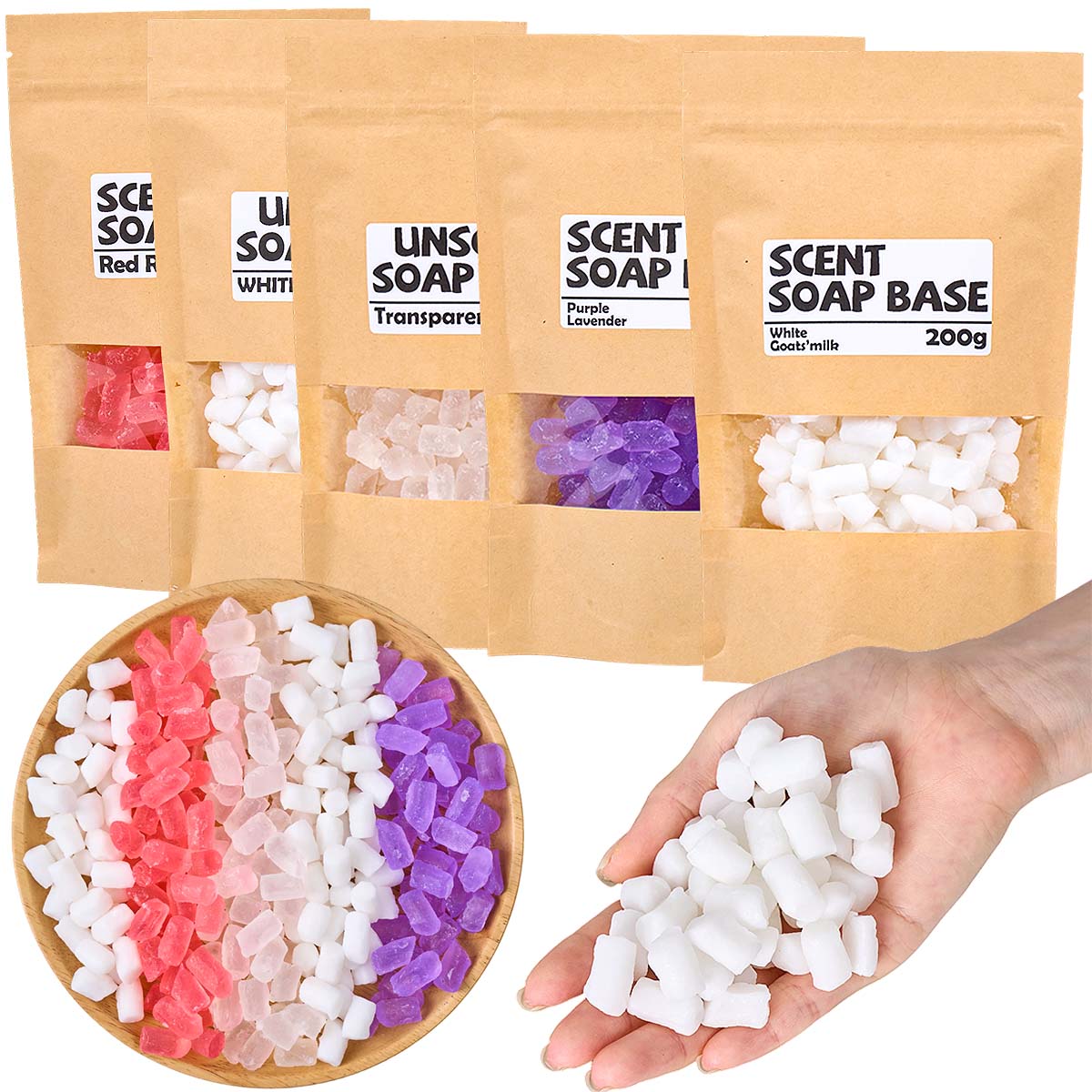 200g Color Glycerin Soap Base  – Soap Making Glycerin Base Bewertung und Preis