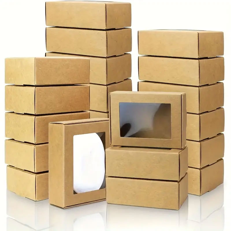 10/20/30/50Pcs Kraft Paper Can – Kraft Soap Label Bewertung und Preis