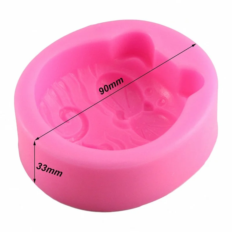 1PC Non-Stick Silicone Mold 3D – Soap Making Lye Bewertung und Preis