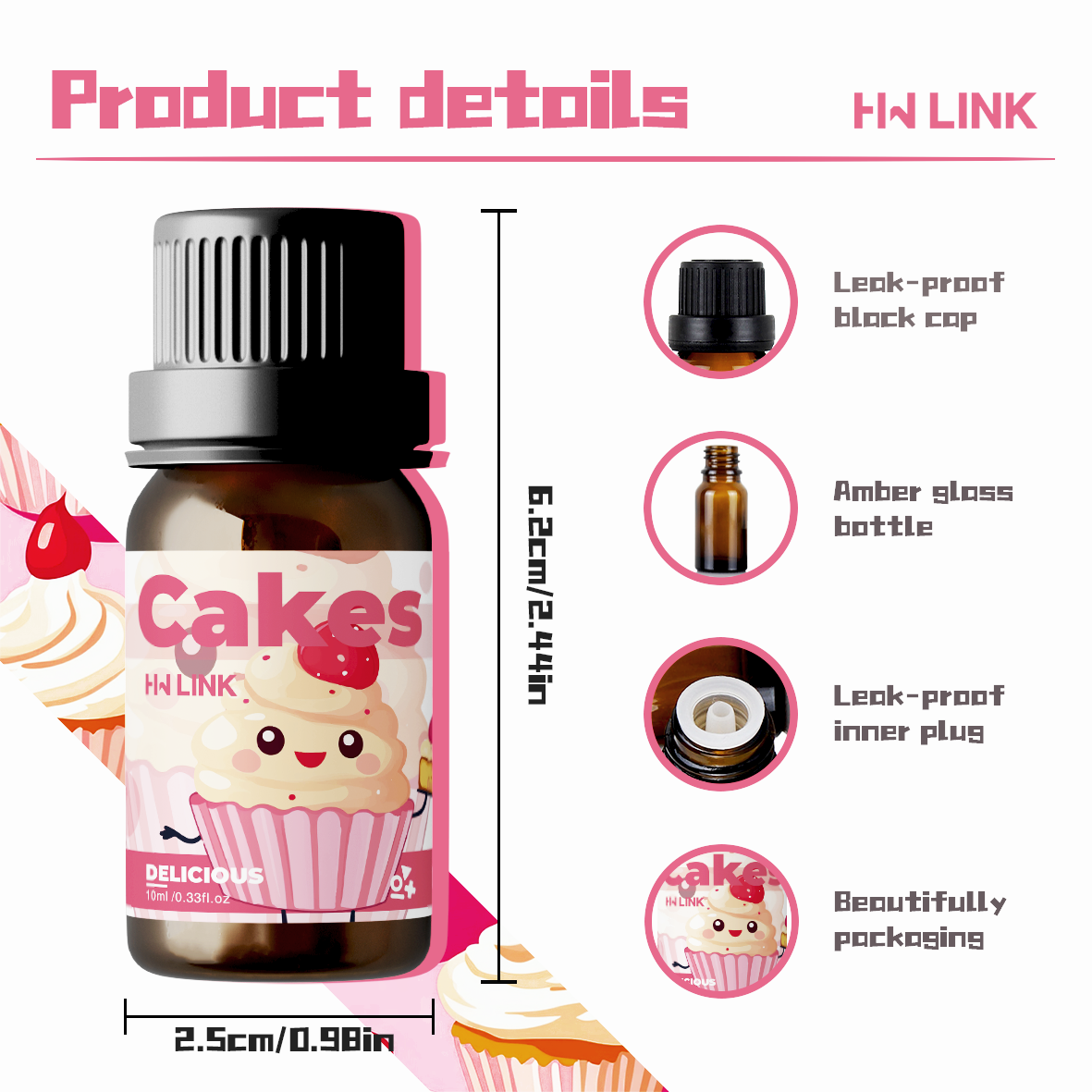 10ml Cakes Essential Oils Perf – Soap Making Ingredient Bewertung und Preis