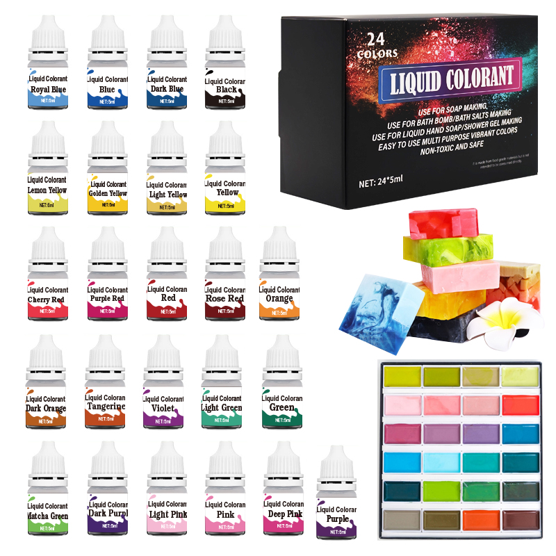 24-color bath ball soap dye –  – Soap Making Ingredient Bewertung und Preis