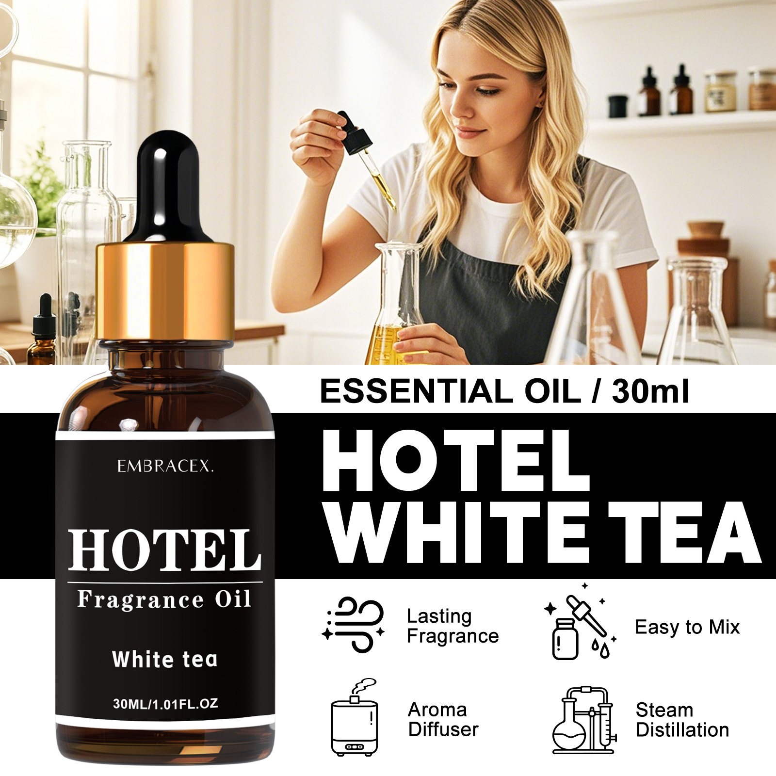 30ml Hotel White Tea Essential – Soap Making Ingredient Bewertung und Preis