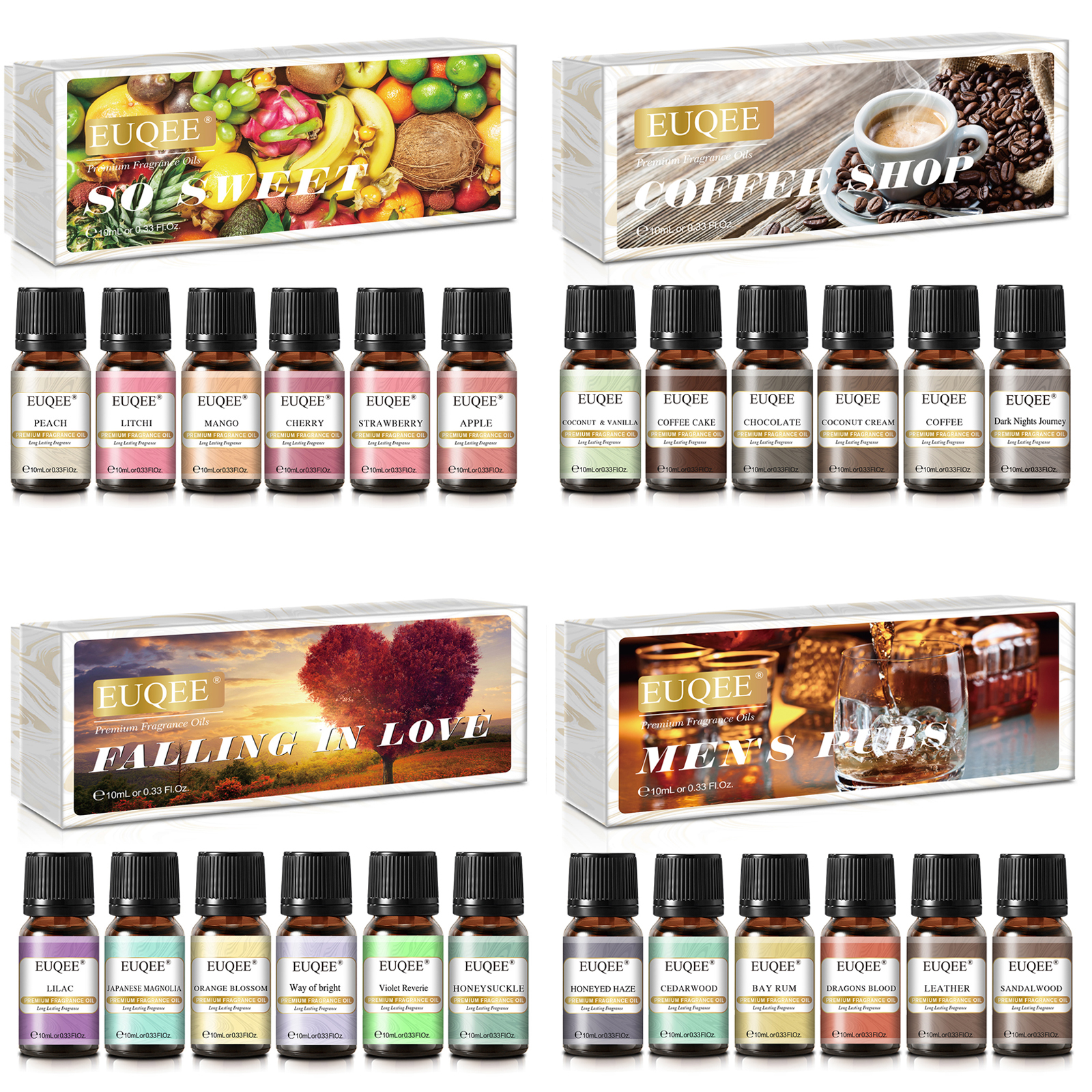 EUQEE 6pcs Fragrance Oils Set  – Soap Making Ingredient Bewertung und Preis