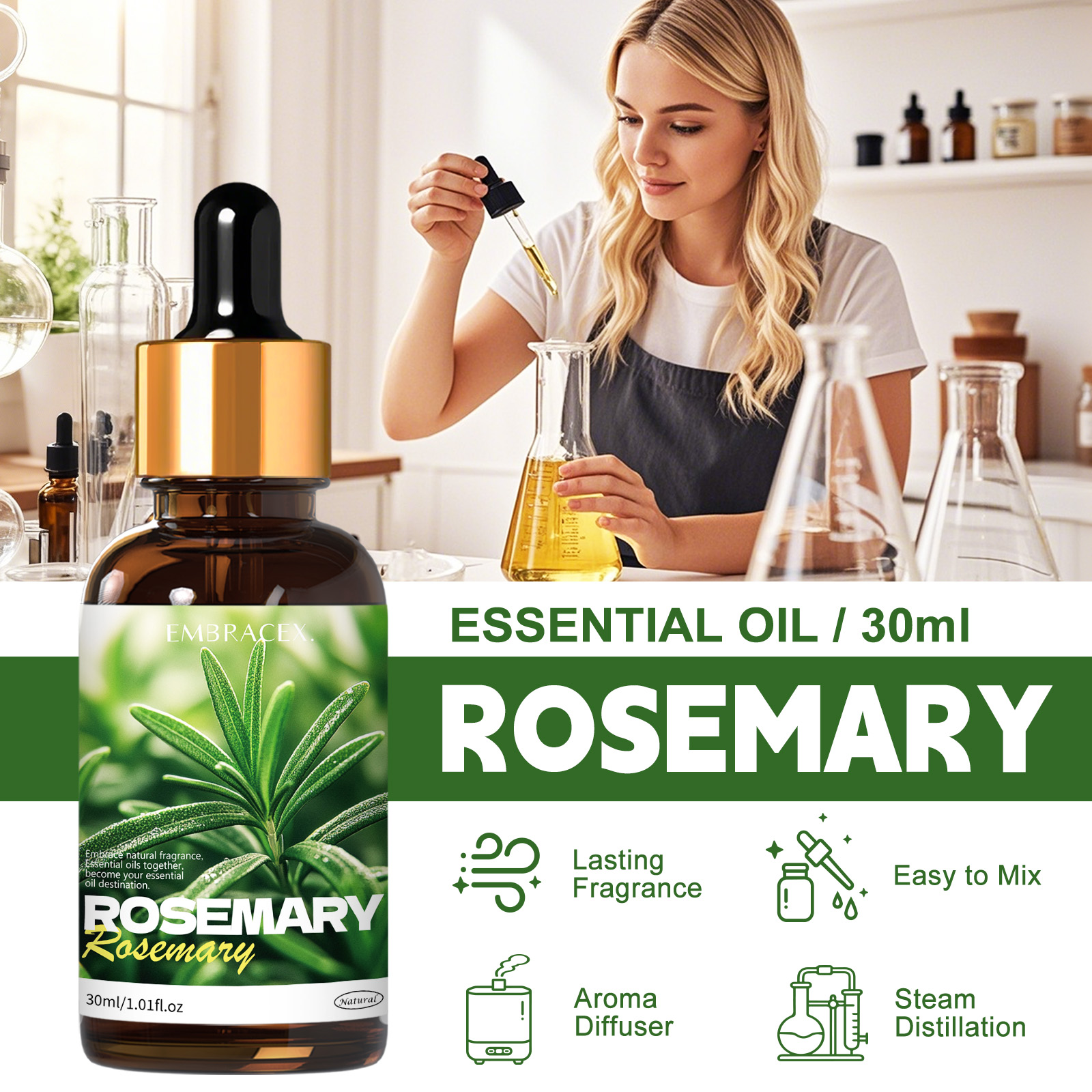 30ml Rosemary Natural Plant Es – Soap Making Friend Bewertung und Preis