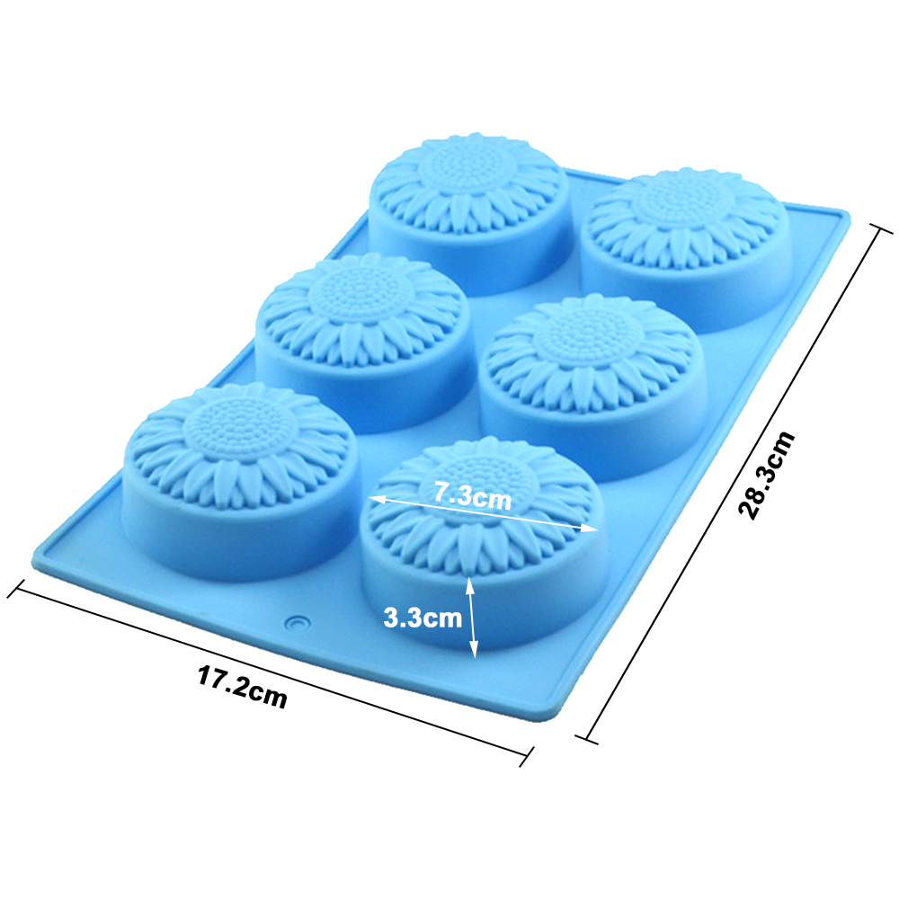 6 Cavity Silicone molds Flower – Soap Making Game Bewertung und Preis