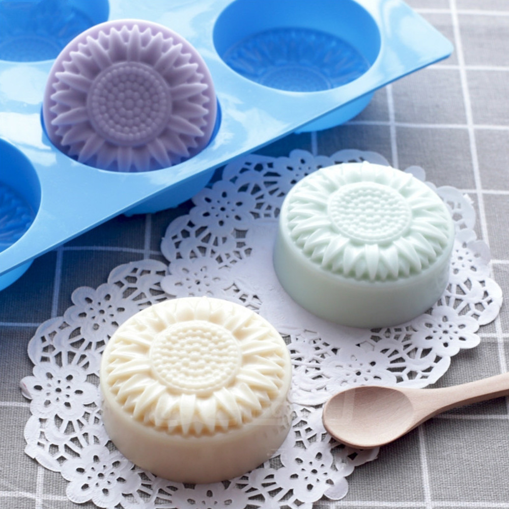 6 Cavity Silicone molds Flower – Soap Making Game Bewertung und Preis