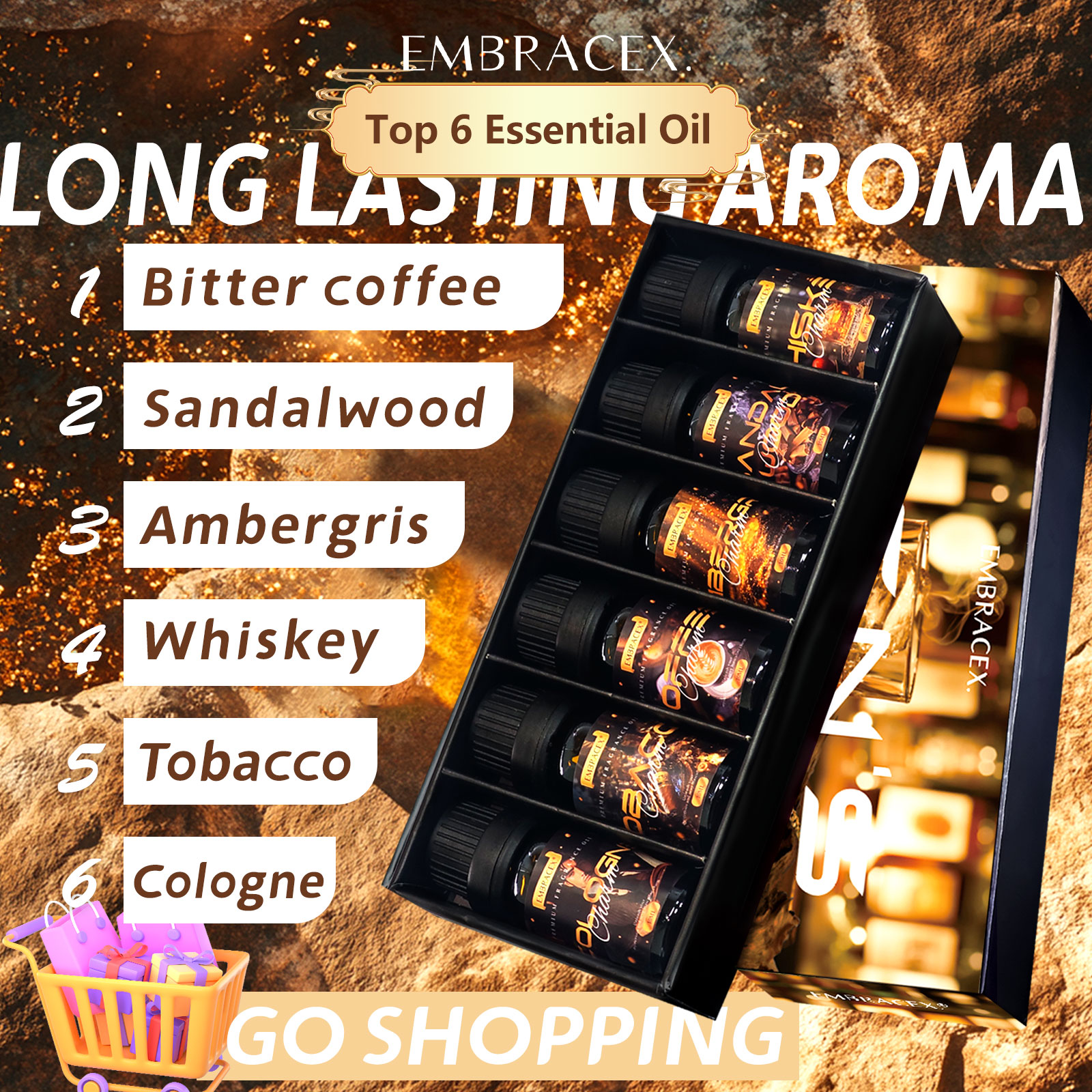6PC/1PC 10ML Men's Essential o – Soap Making Friend Bewertung und Preis
