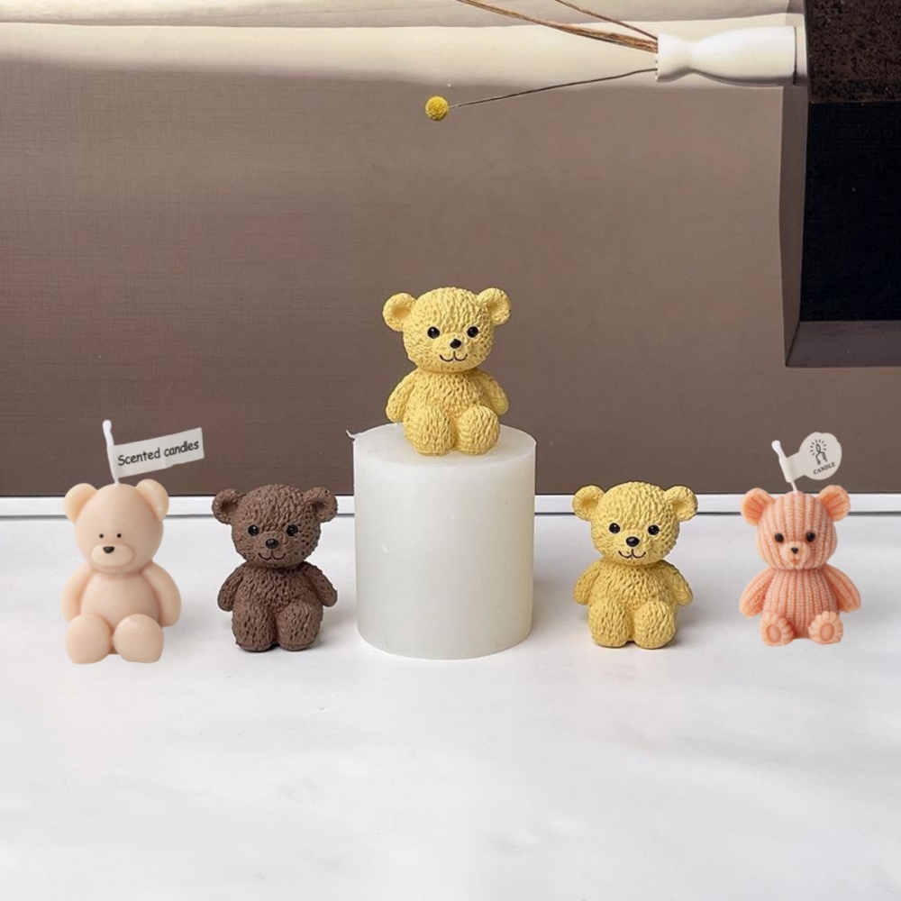 3D Cute Bear Candle Making Mou – Soap Making Chemical Bewertung und Preis