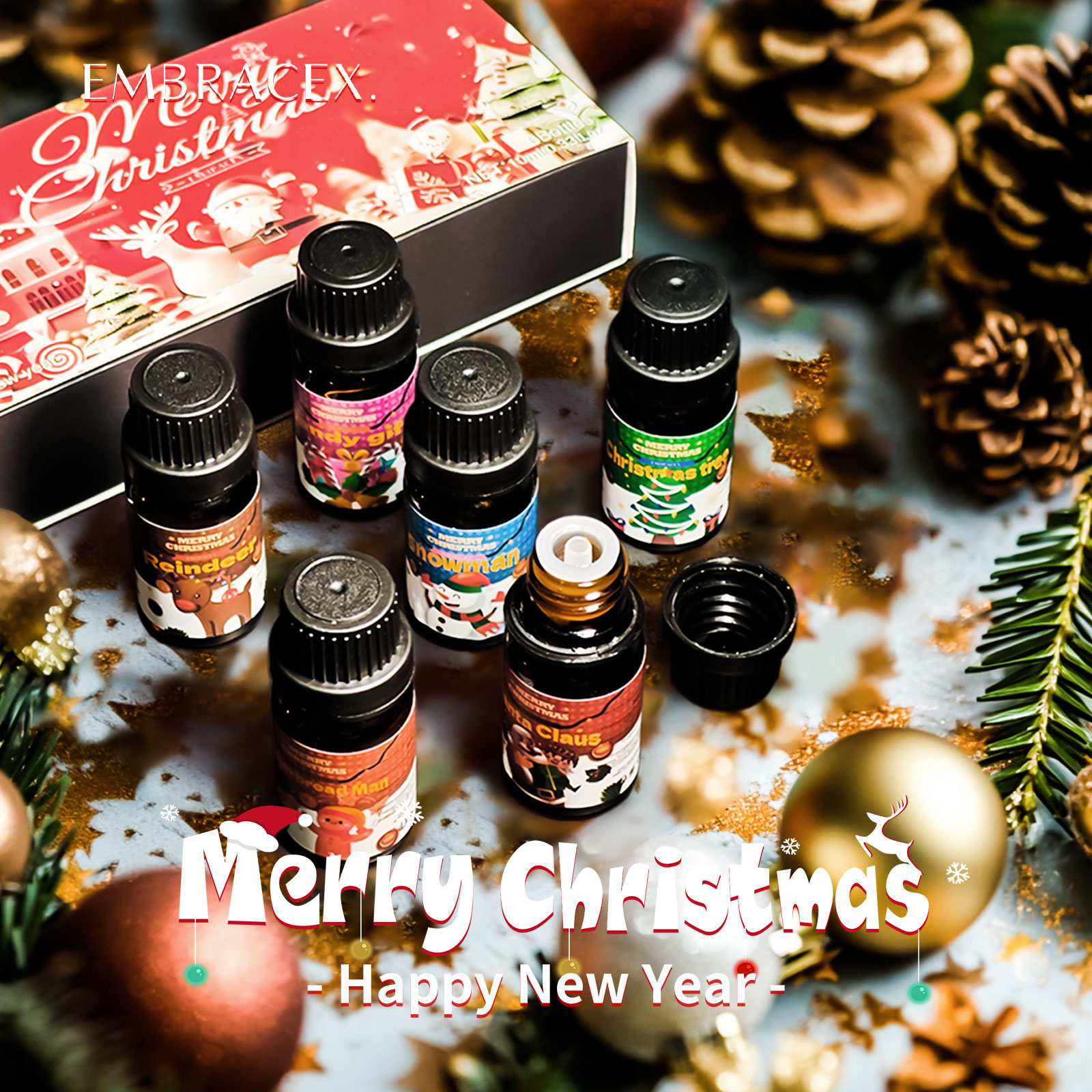 6PC/1PC 10ML Merry Christmas E – Soap Making Friend Bewertung und Preis