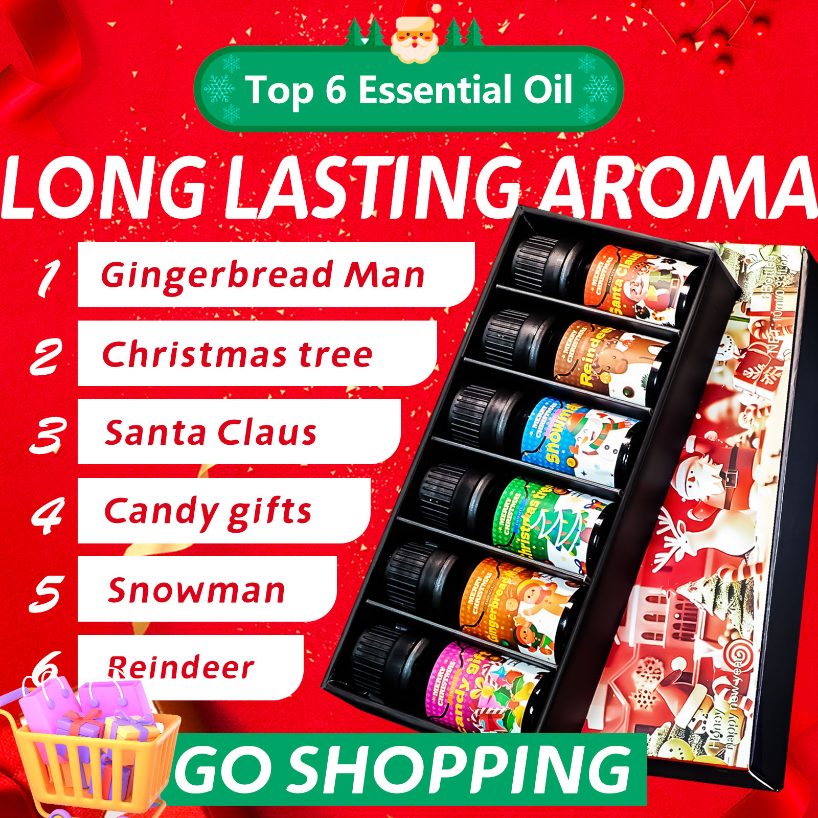6PC/1PC 10ML Merry Christmas E – Soap Making Friend Bewertung und Preis