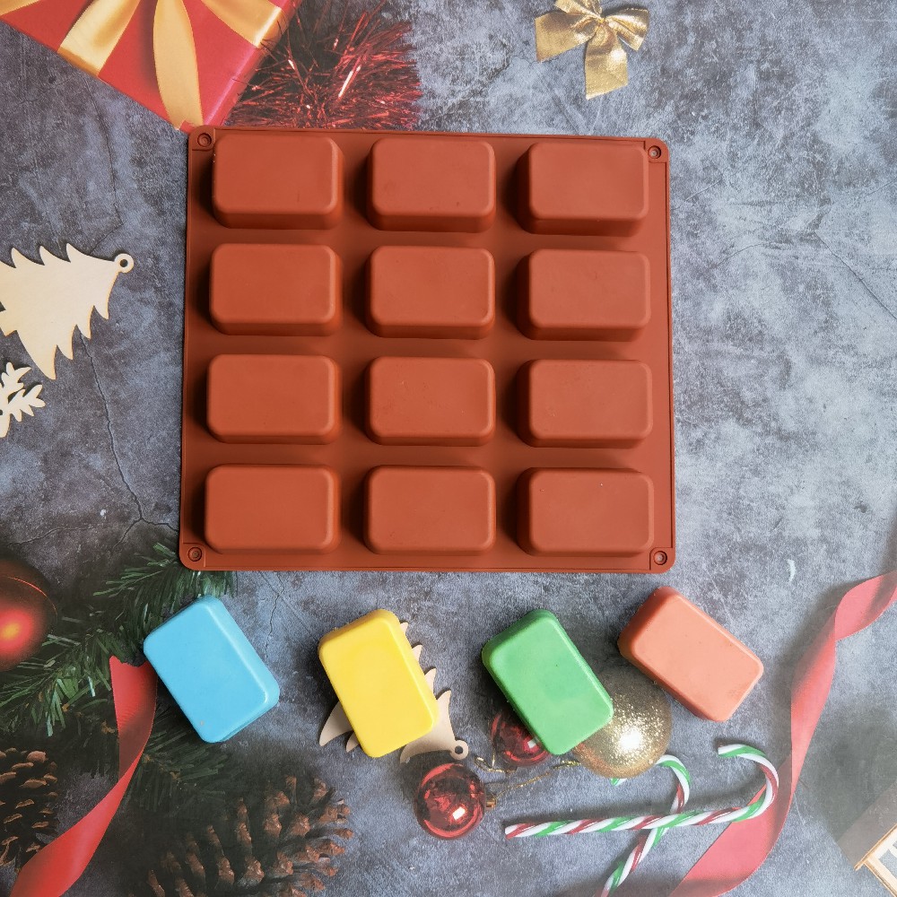 12 Cavity Square Silicone Soap – Soap Making Lye Bewertung und Preis