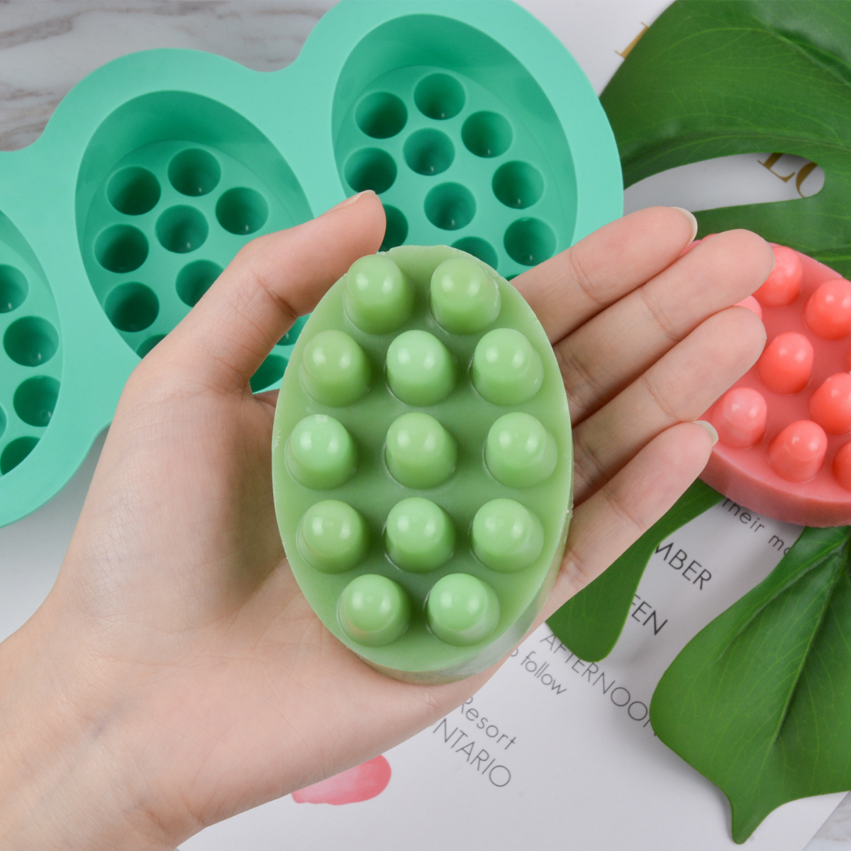 4 Hole Oval Massage Soap Silic – Soap Making Game Bewertung und Preis