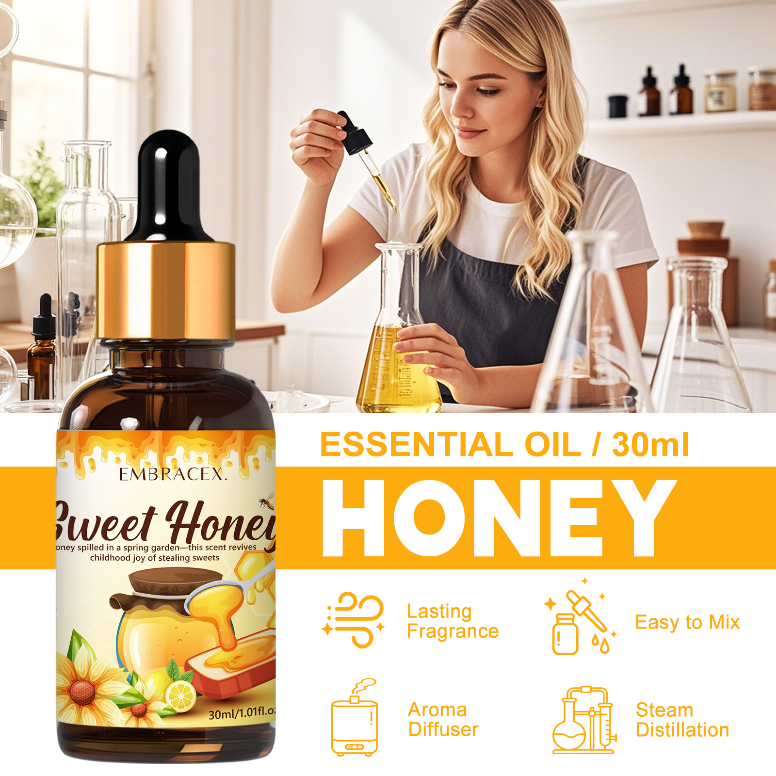 30ml Honey Essential Oil Food  – Soap Making Friend Bewertung und Preis