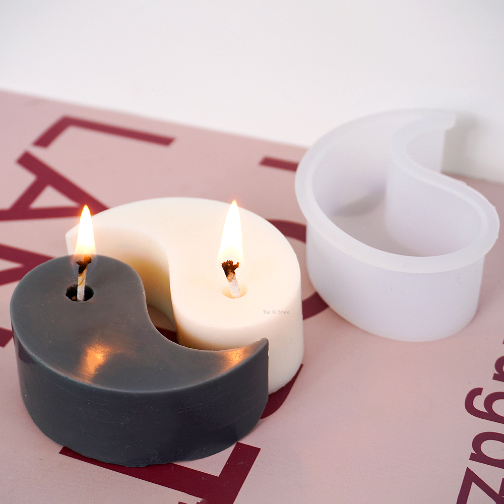 Yin Yang Silicone Candle Mold  – Soap Making Chemical Bewertung und Preis