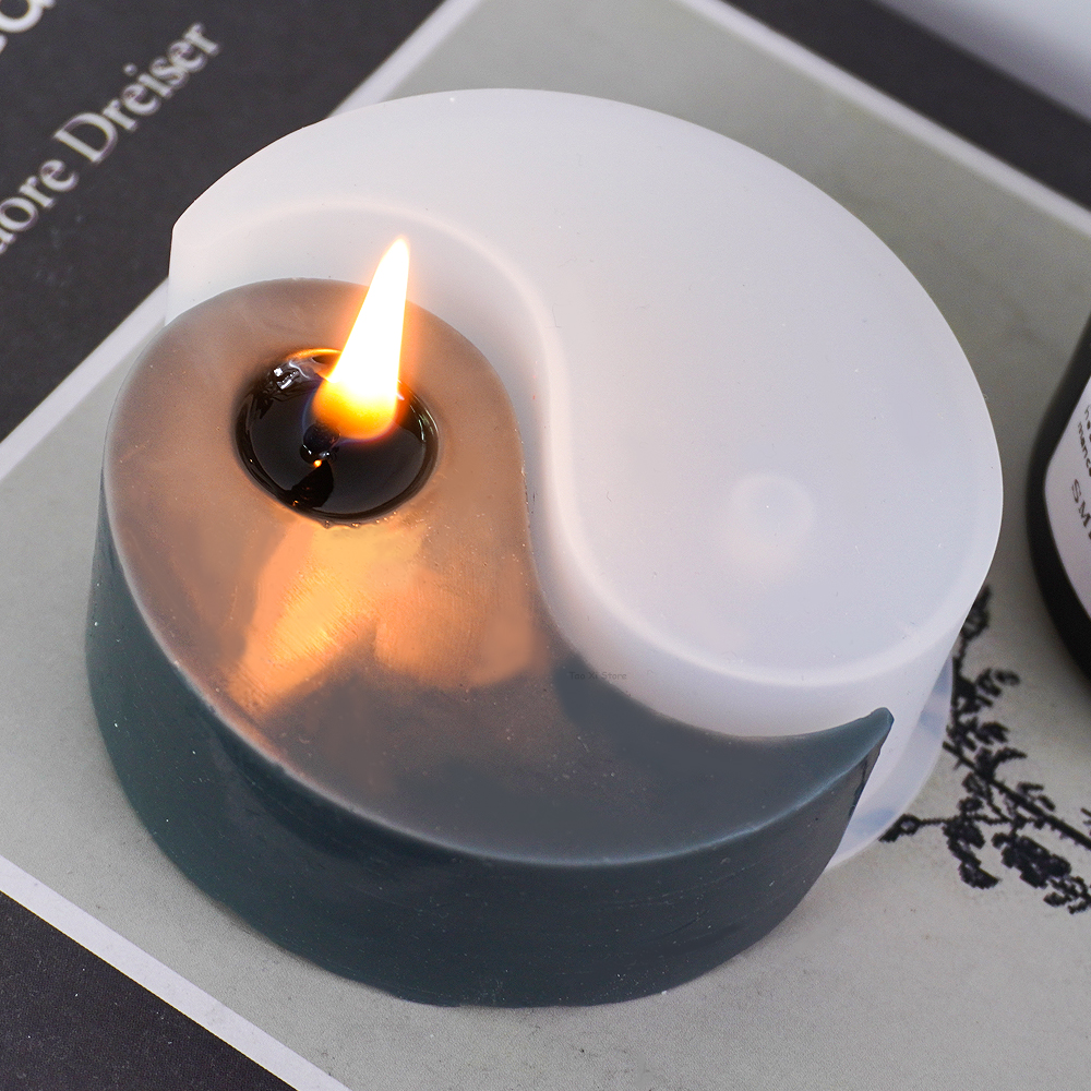 Yin Yang Silicone Candle Mold  – Soap Making Chemical Bewertung und Preis
