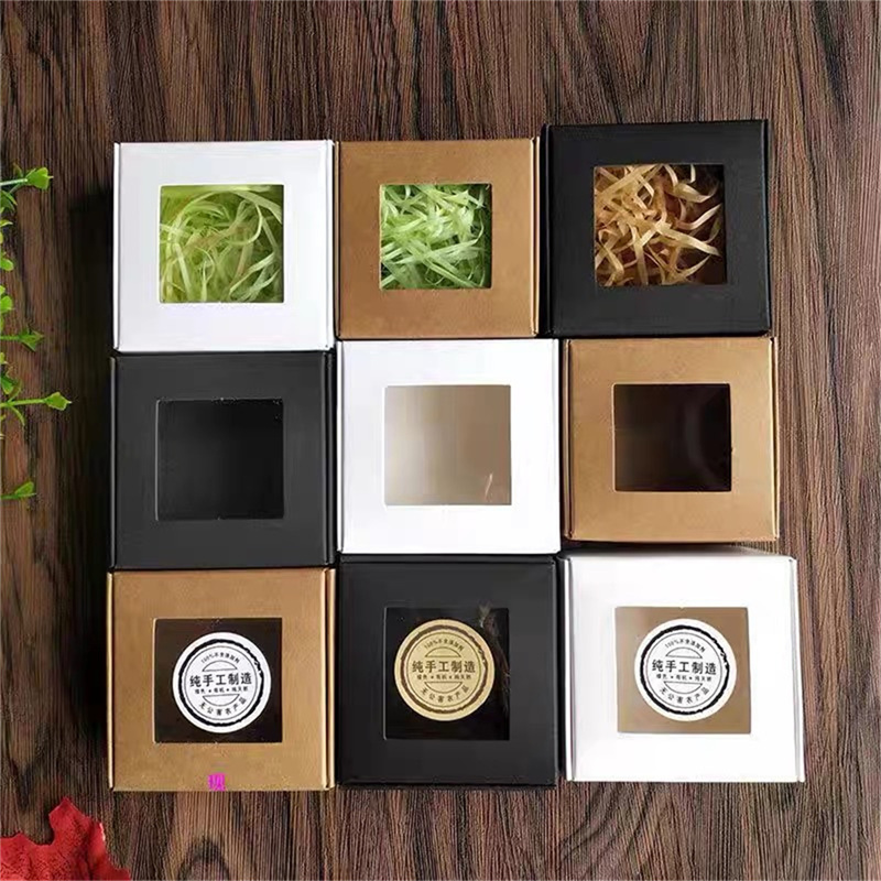 10pcs square white/kraft/black – Kraft Soap Label Bewertung und Preis
