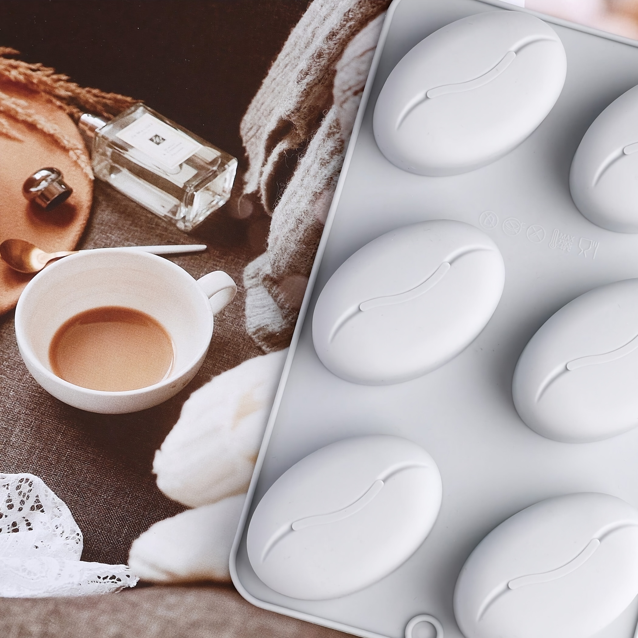 Silicone Mold for Coffee Beans – Soap Making Lye Bewertung und Preis
