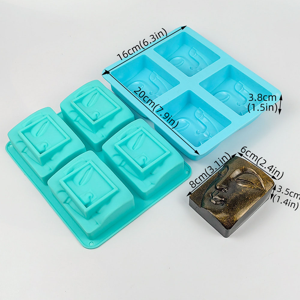 4 Holes Buddha Portrait Soap M – Soap Making Lye Bewertung und Preis